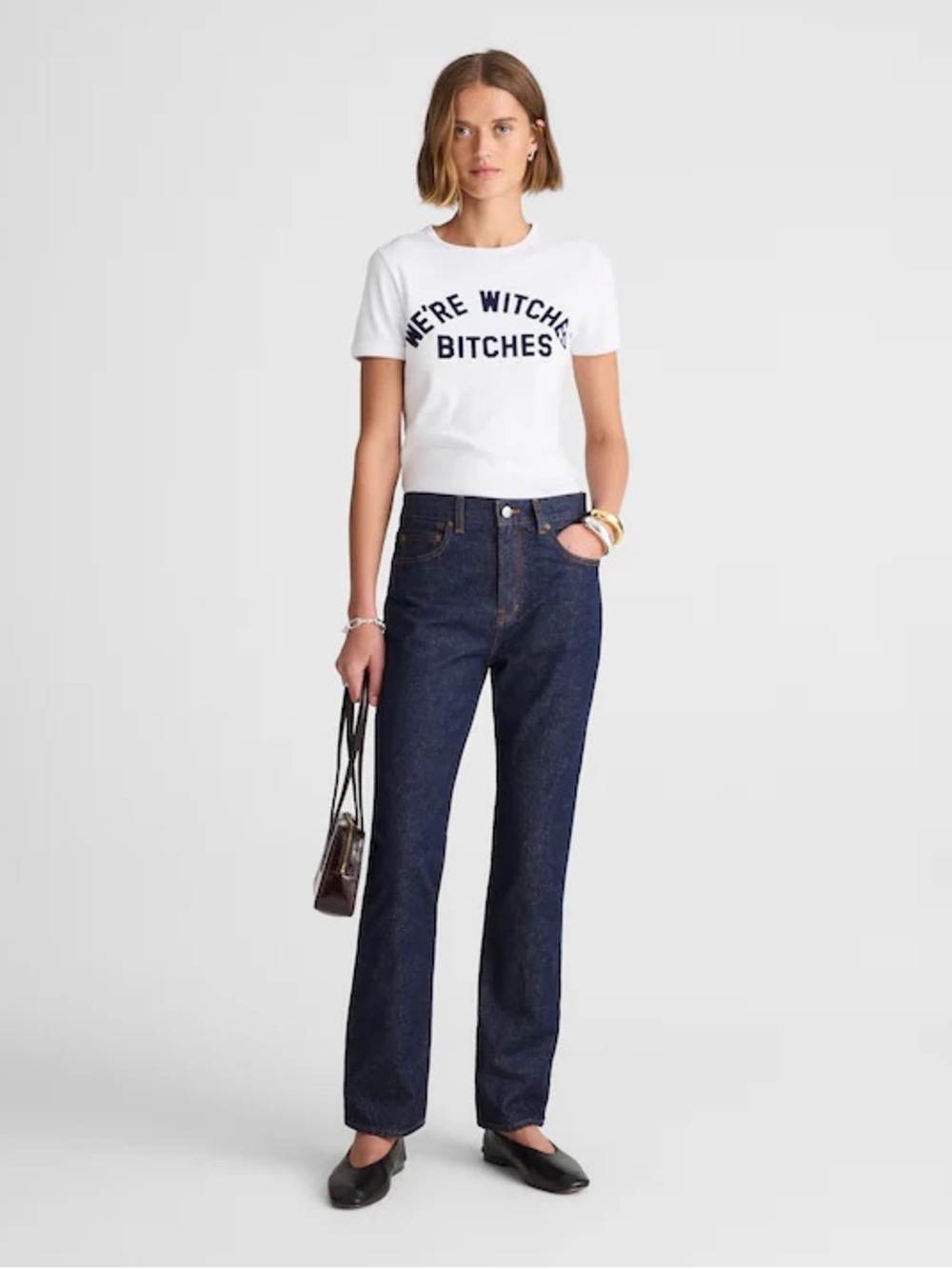 Alexa Chung for Madewell Franny Straight Jean in Rinse Wash NWT size 26